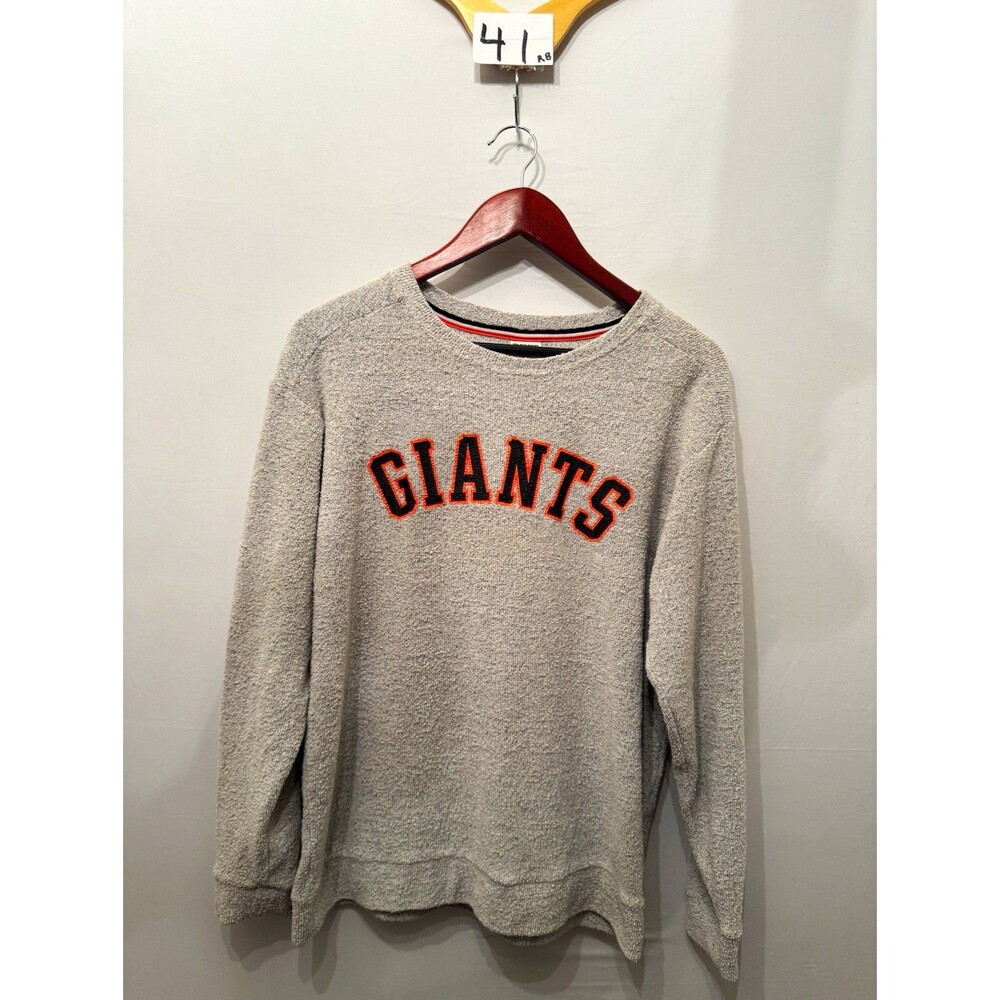 PINK Victoria’s Secret PINK Sweatshirt Womens S Gray Giants Crewneck Pullover